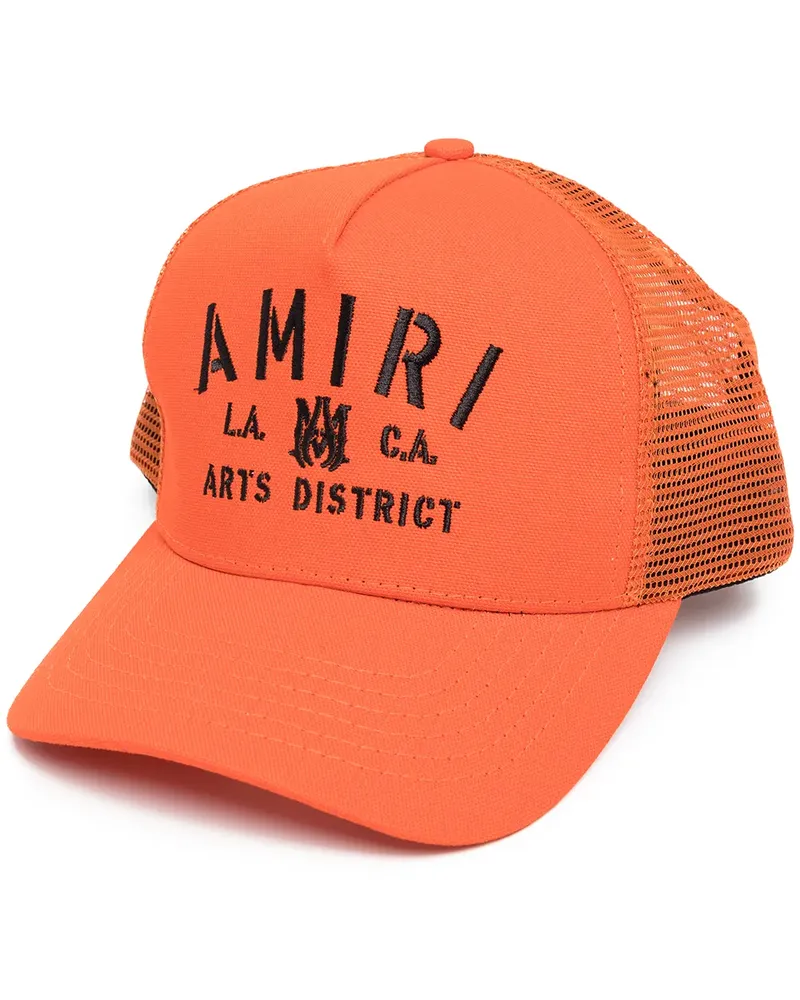 Amiri Baseballkappe mit Logo-Stickerei - Orange Orange