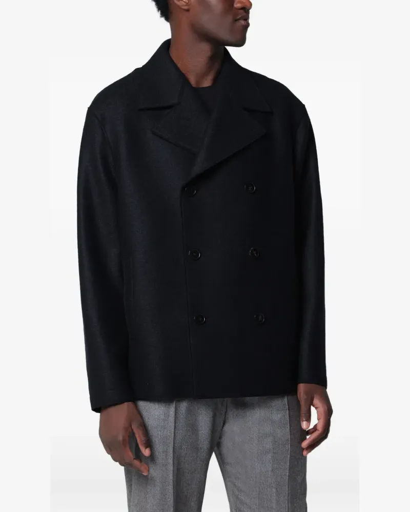 Harris Wharf London Cabanjacke im Oversized-Design - Schwarz Schwarz