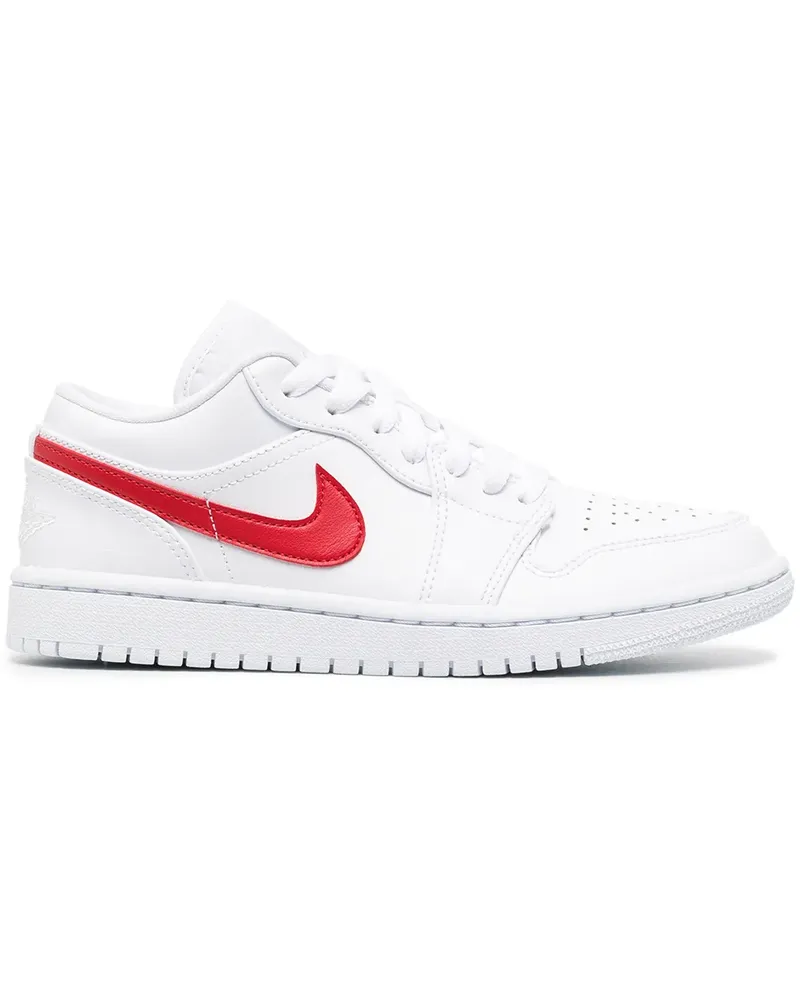 Jordan 1 Low UNC' Sneakers - Weiß Weiß