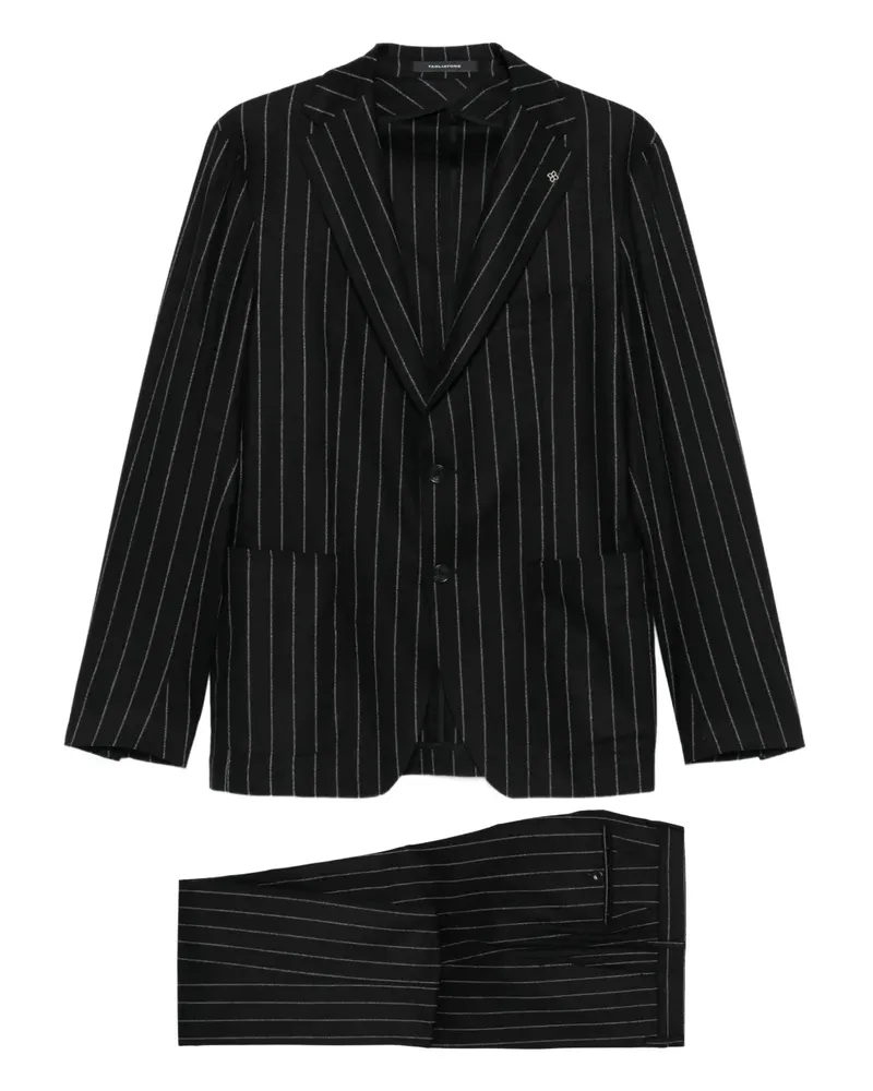 Tagliatore Anzug mit Nadelstreifen - Schwarz Schwarz