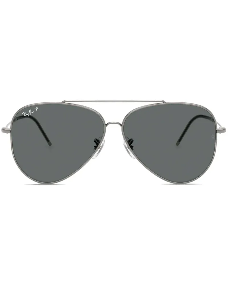 Ray Ban Aviator Reverse Sonnenbrille - Grau Grau