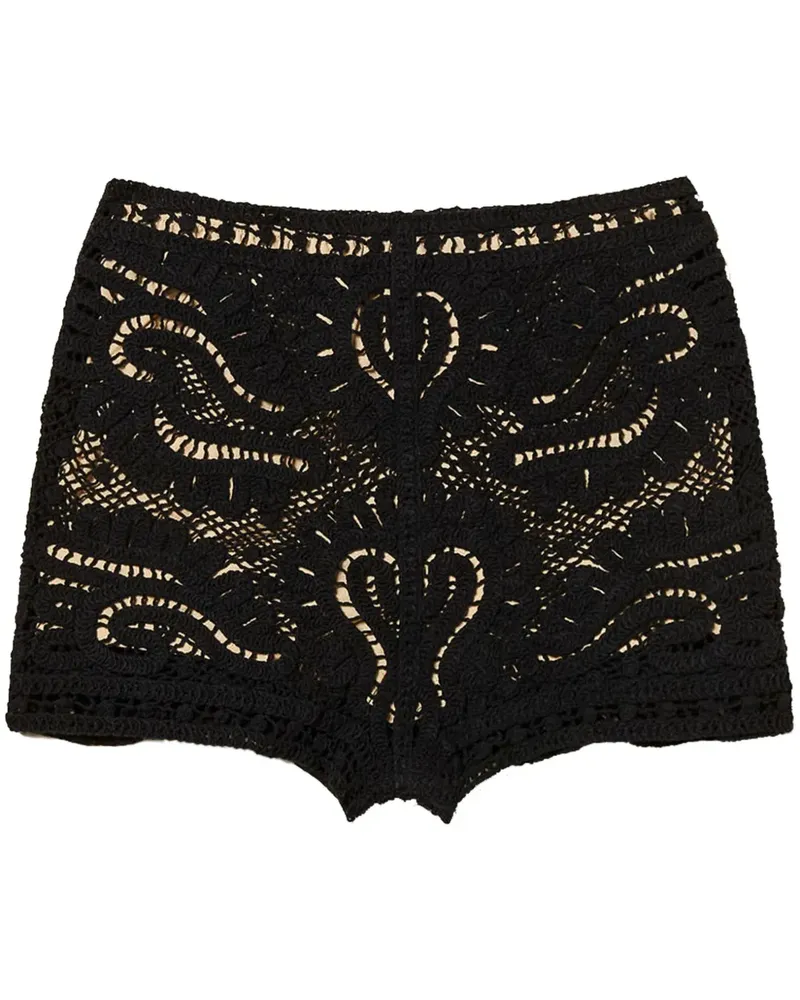 Twin-Set Gestrickte Shorts - Schwarz Schwarz