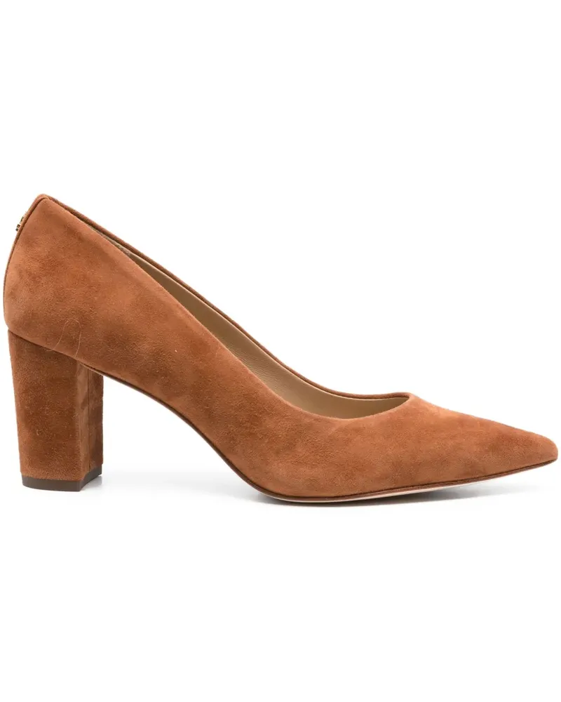 Ralph Lauren Spitze Lanette Pumps aus Wildleder 70mm - Braun Braun