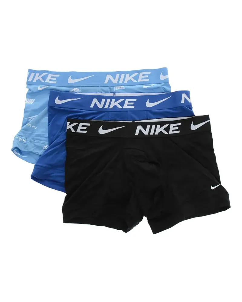Nike Boxershorts mit Logo-Bund - Blau Blau