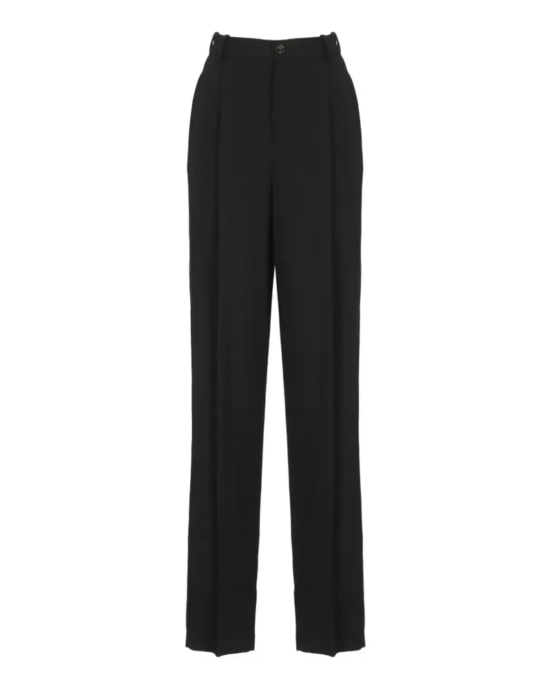 Elisabetta Franchi pleated trousers - Schwarz Schwarz