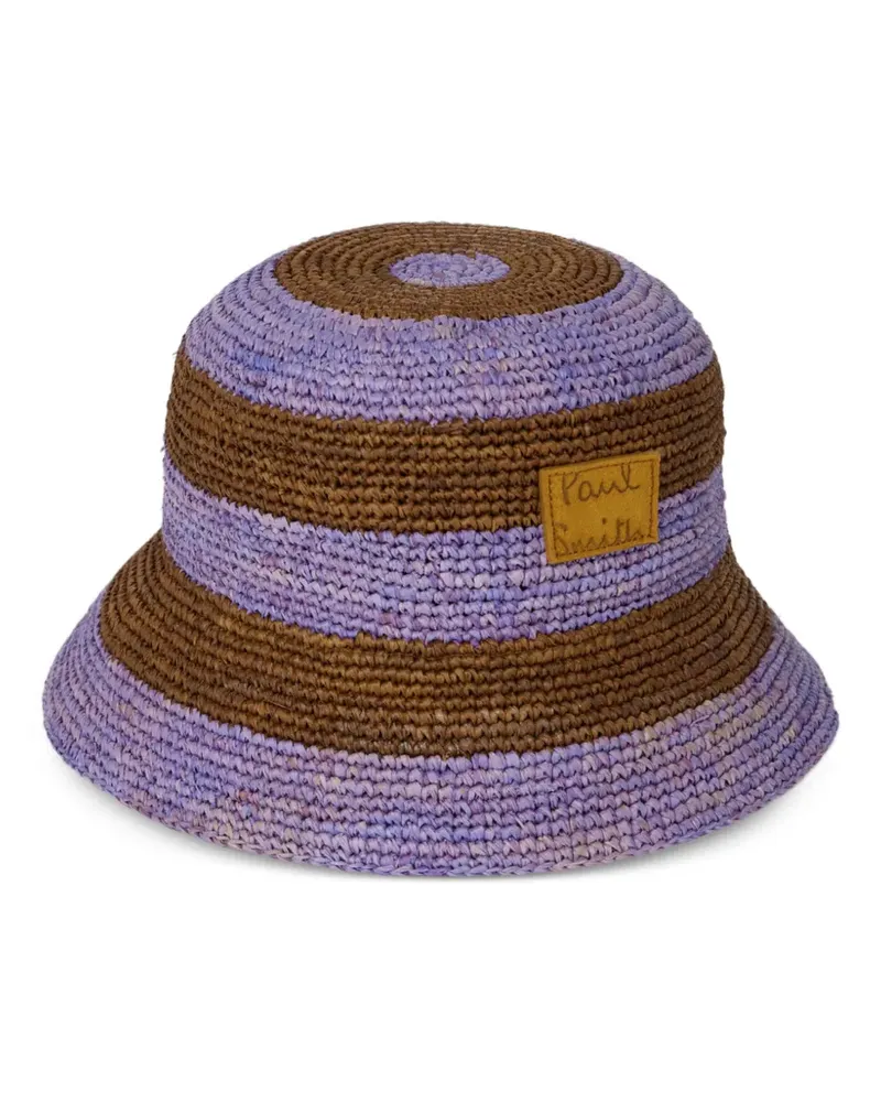 Paul Smith Gestreifter Fischerhut - Violett Violett