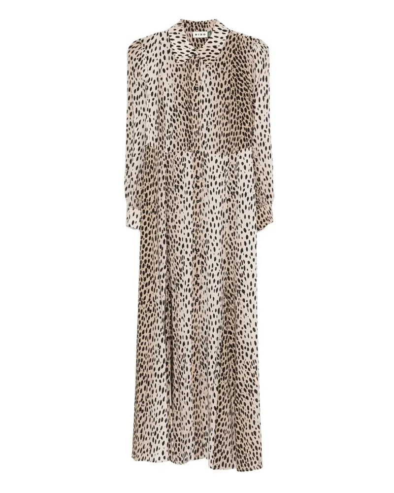 RIXO Izzy' Kleid - Braun Braun
