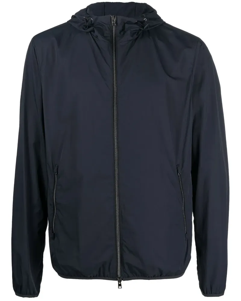 Herno Klassische Kapuzenjacke - Blau Blau