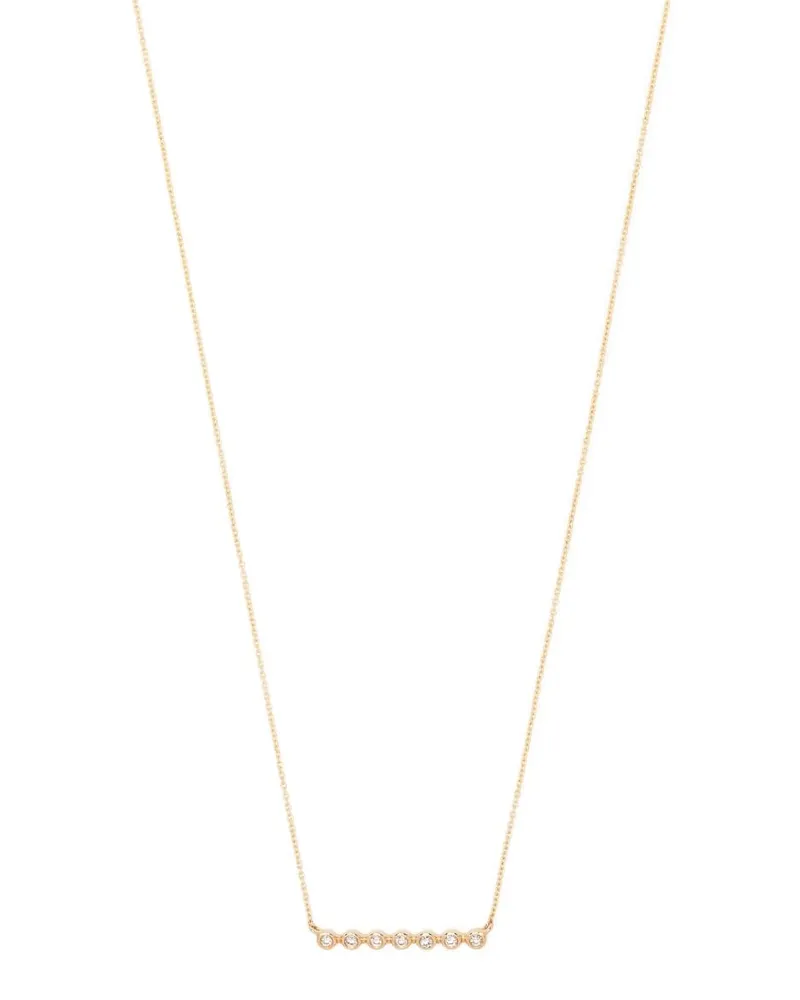 Dana Rebecca Designs 14kt Gelbgoldhalskette mit Diamanten