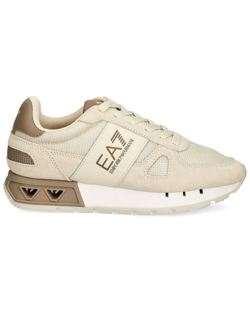 EA7 Sneakers mit Schnürung - Nude Nude