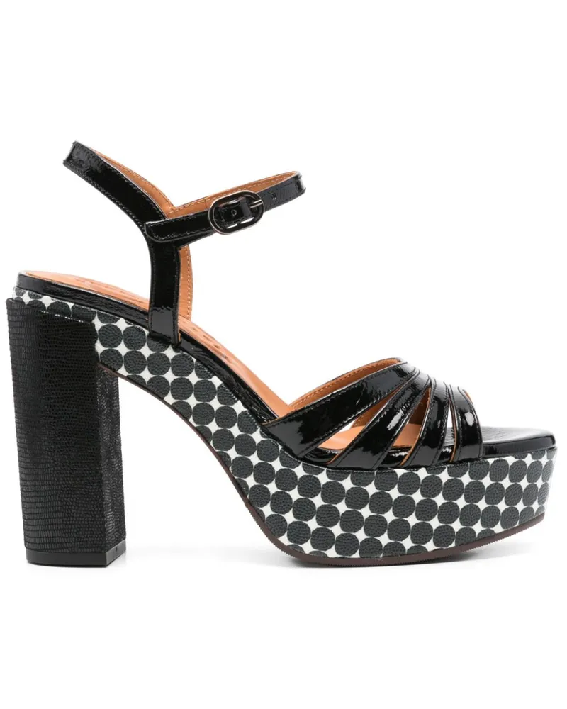 Chie Mihara Jynko Sandalen 120mm - Schwarz Schwarz