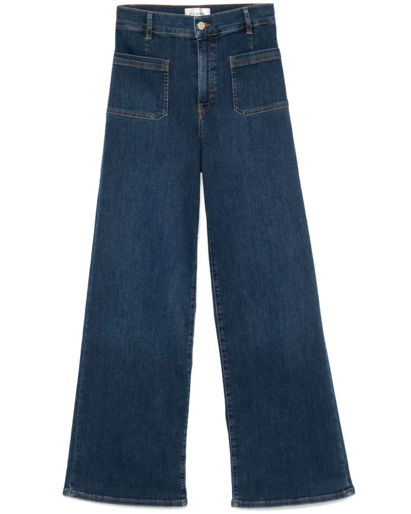 Frame Denim Le Slim Palazzo Jeans - Blau Blau