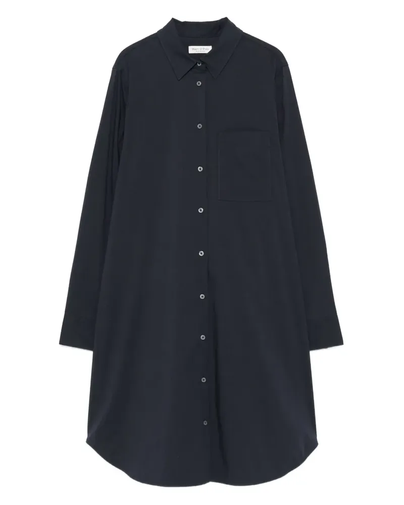 Marc O'Polo Hemdkleid mit Knopfleiste - Blau Blau