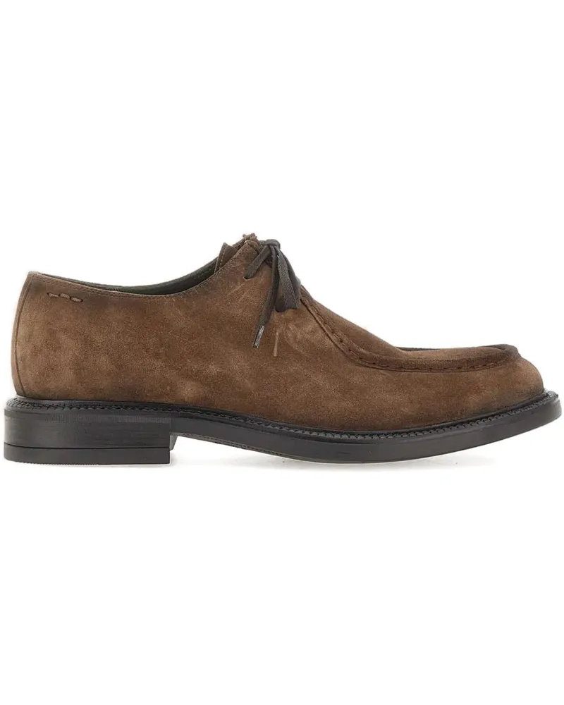 Alexander Hotto Tony extra telato 3691 hand-stitched Derby shoes - Braun Braun