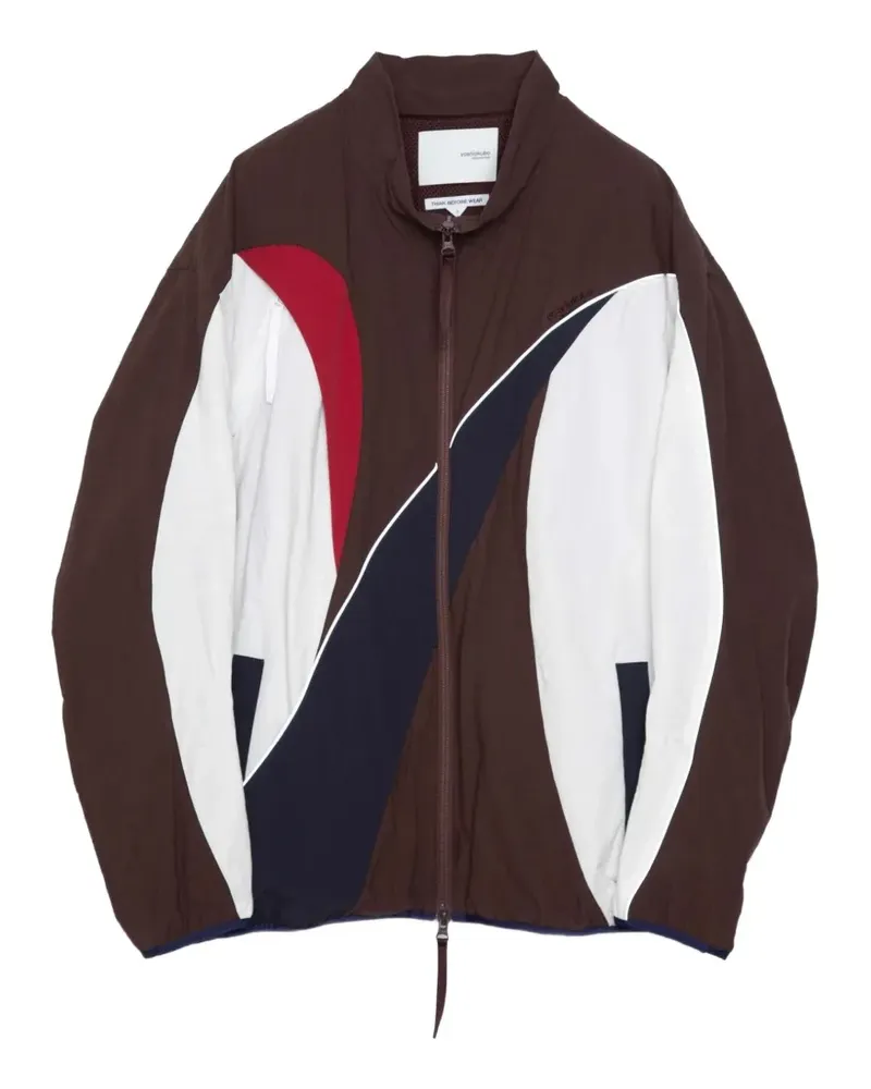 Yoshio Kubo Jacke mit Einsätzen - Braun Braun