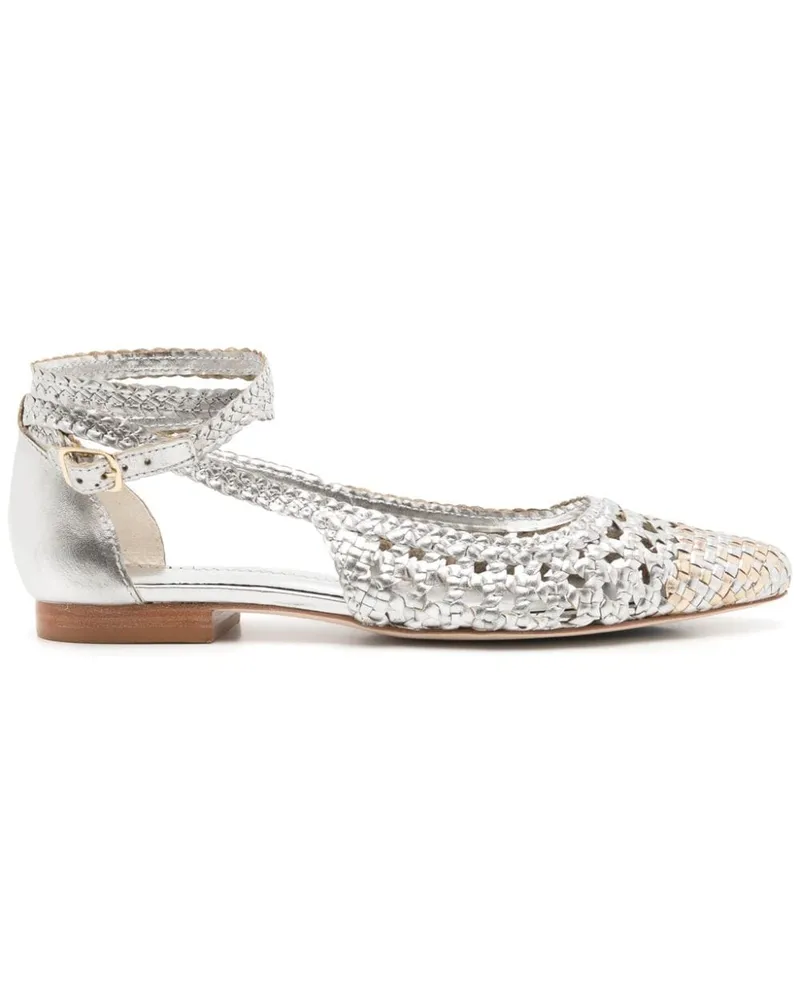 Sarah Chofakian Bistrot Ballerinas Metallic