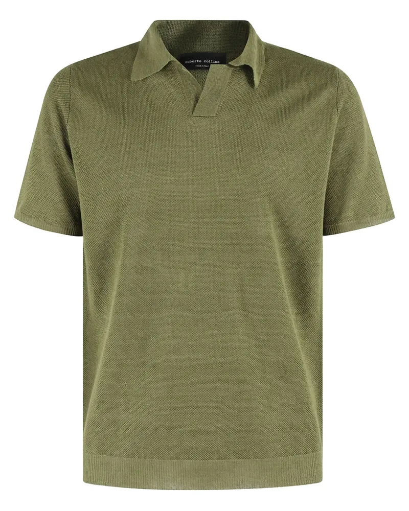 Roberto Collina Klassisches Poloshirt - Grün Grün