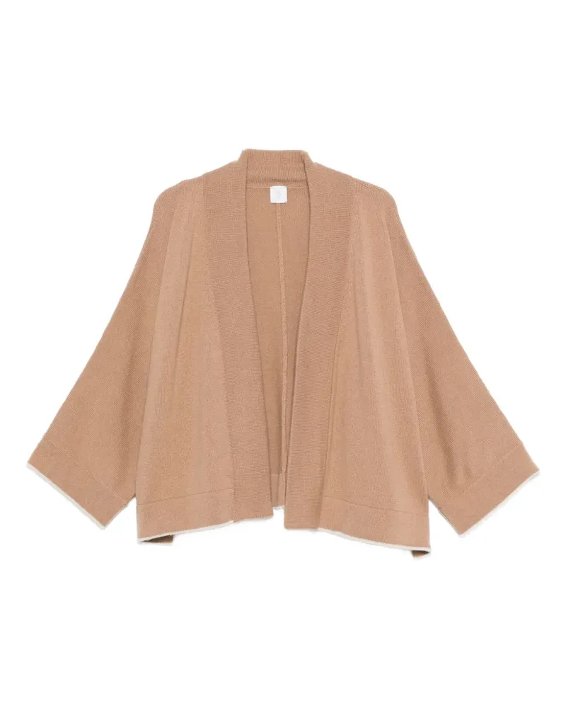 Eleventy Offener Cardigan - Nude Nude