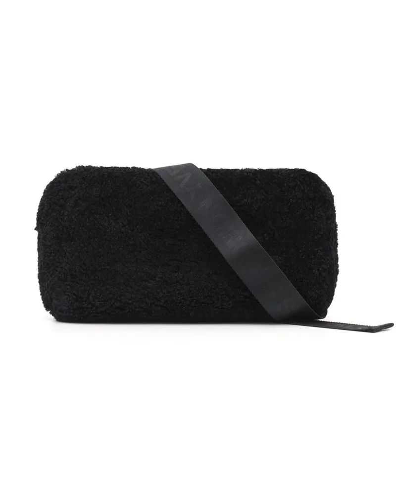 Yves Salomon Gürteltasche mit Kontrasteinsätzen - Schwarz Schwarz