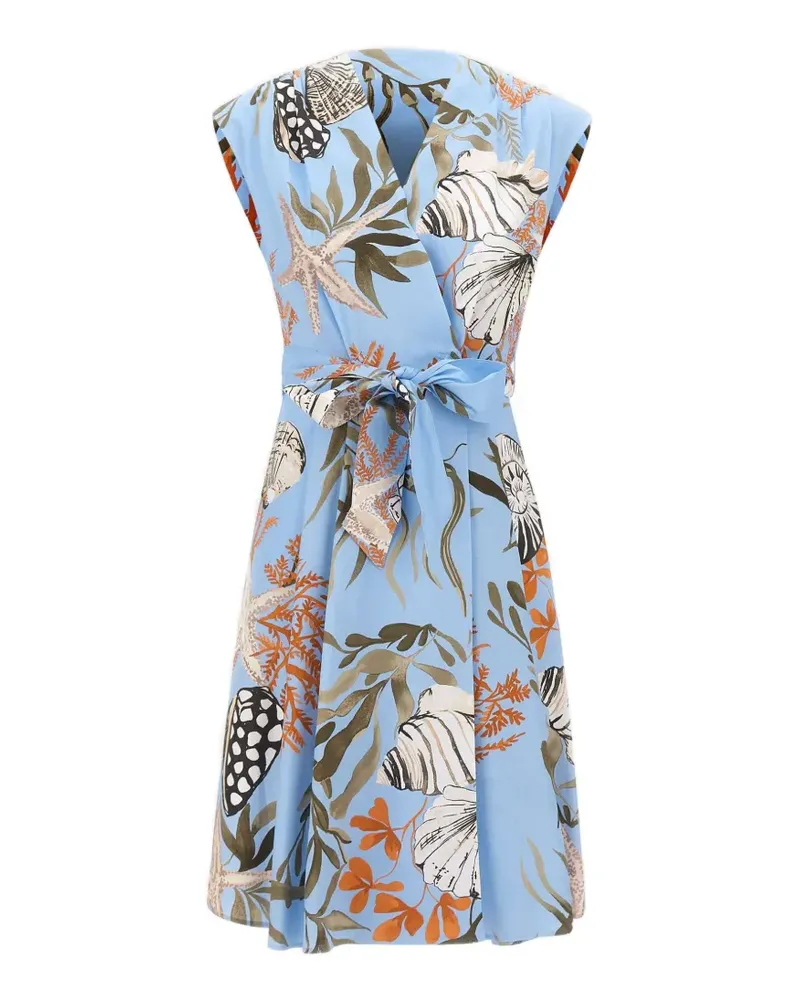 MARELLA Millfilo Wickelkleid mit Print - Blau Blau