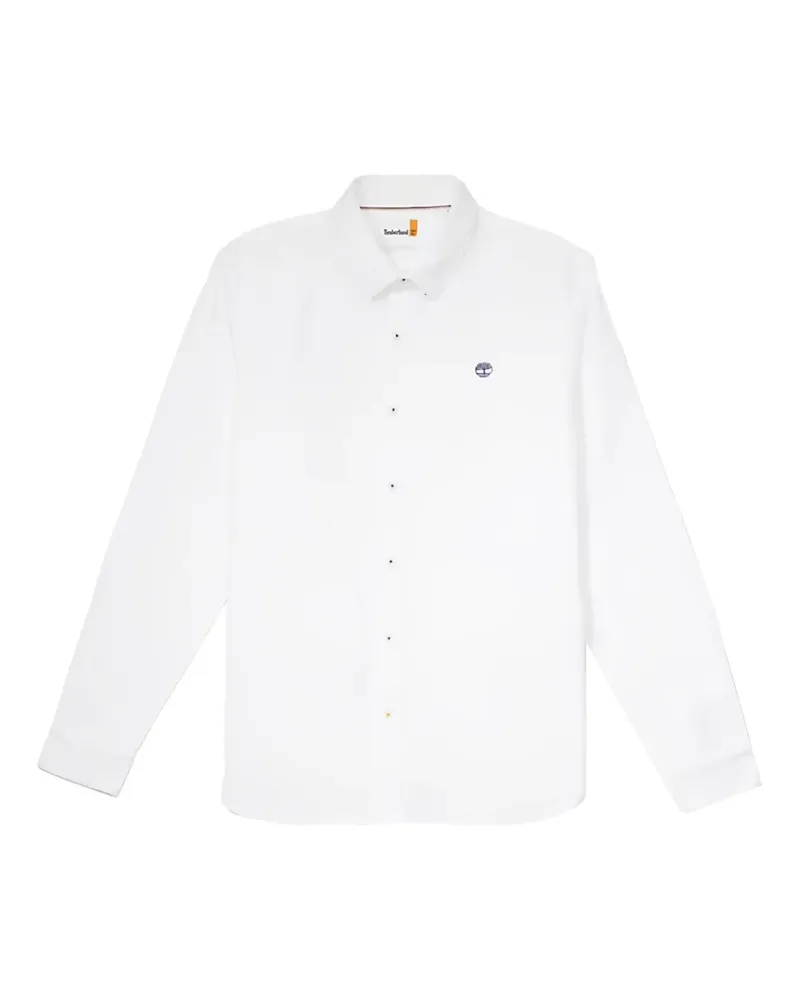 Timberland Hemd mit Logo-Stickerei - Weiß Weiß