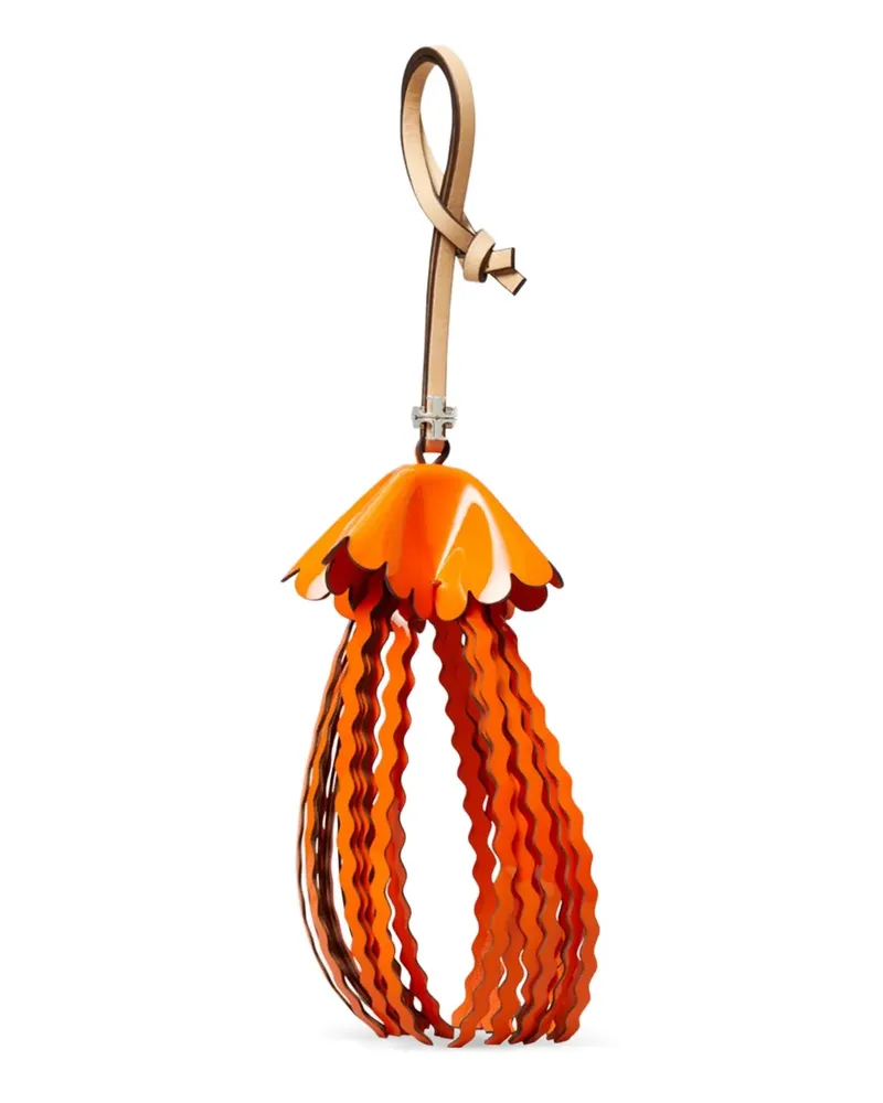 Tory Burch Schlüsselanhänger mit Qualle - Orange Orange