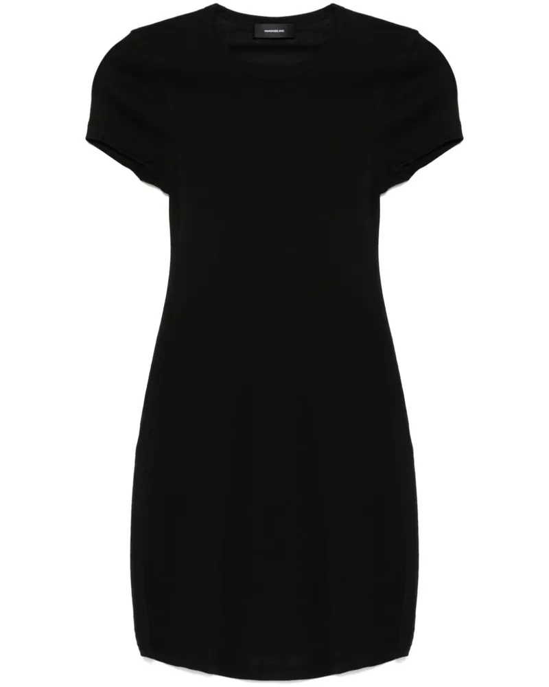 WARDROBE.NYC Minikleid aus Leinen - Schwarz Schwarz