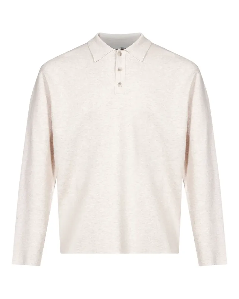 Hevò Margrande Pullover mit Polokragen - Nude Nude