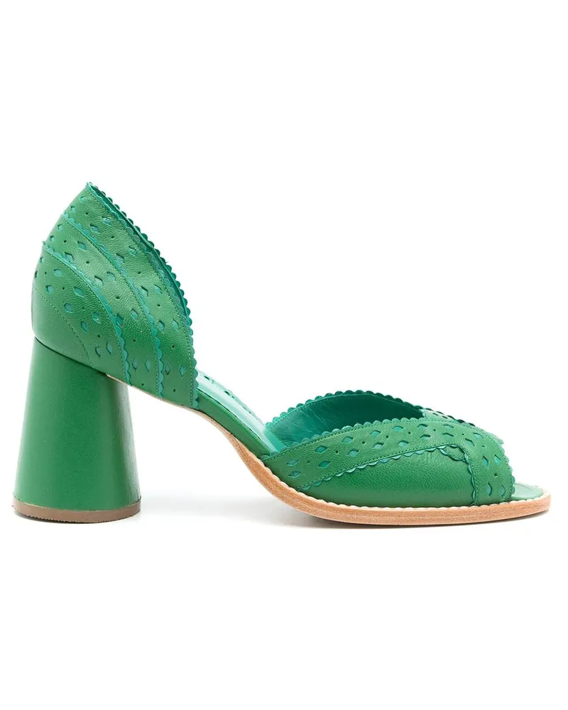 Sarah Chofakian Secret Garden Pumps - Grün Grün