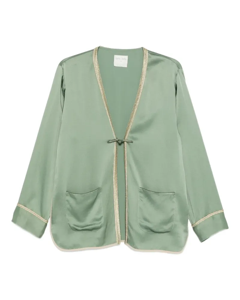 forte_forte Jacke mit Taschenbesatz - Grün Grün