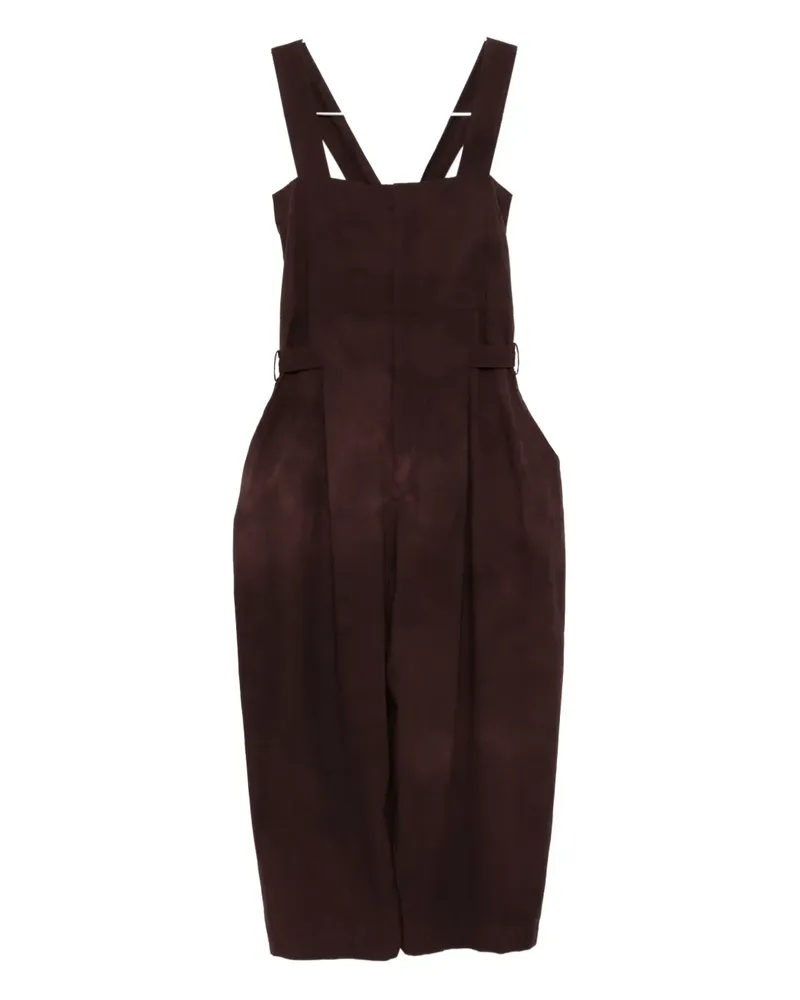 Yohji Yamamoto garment-dyed jumpsuit - Rot Rot