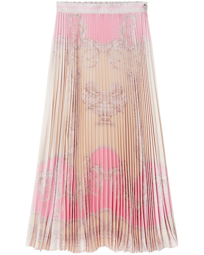 Versace La Coupe des Dieux Midirock mit Falten - Nude Nude