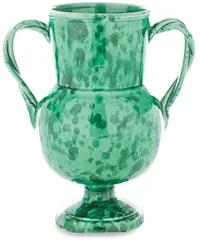 CABANA Amphora Vase mit glasiertem Finish (13cm Grün