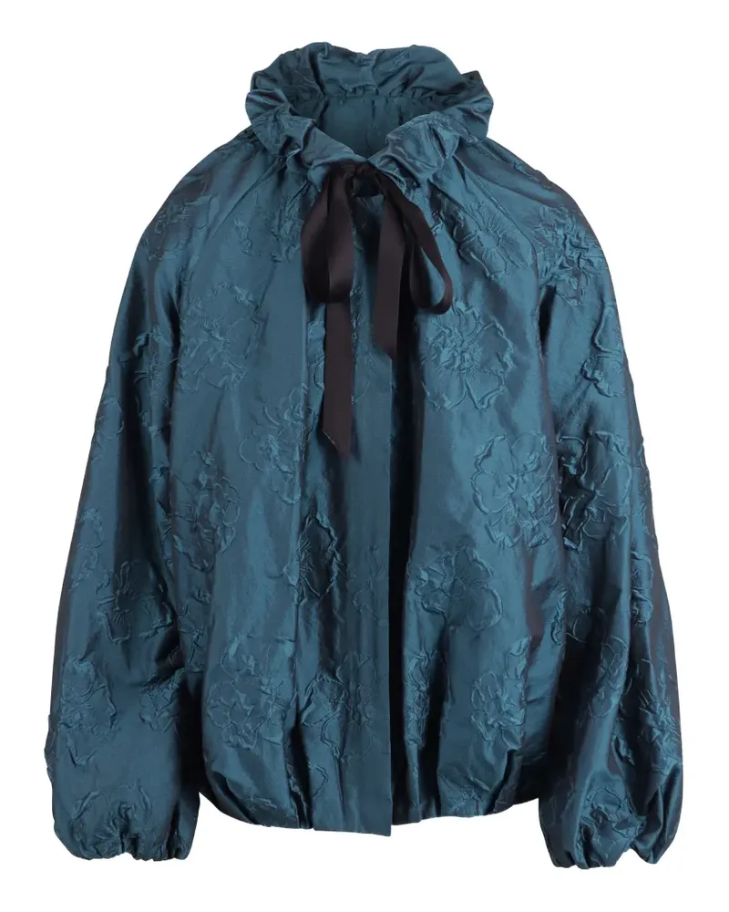 Ulla Johnson Gerüschte Roux Jacke mit Blumenprint - Blau Blau