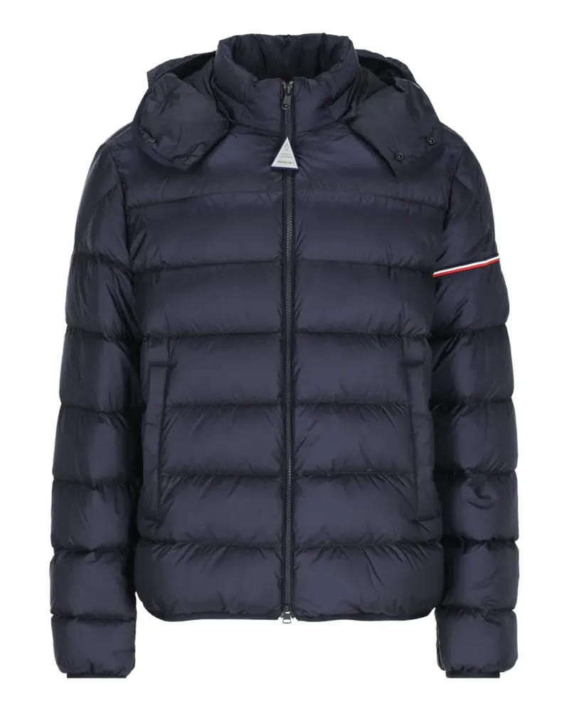 Moncler Ravenlock Daunenjacke mit Kapuze - Blau Blau