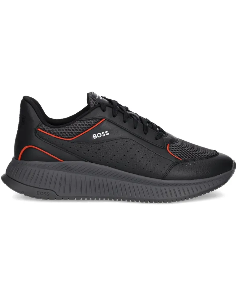HUGO BOSS x Porsche TTNM Evo perforierte Sneakers - Grau Grau