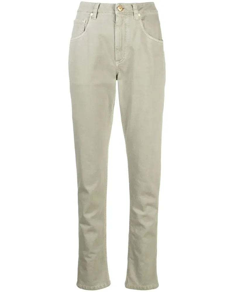 Brunello Cucinelli Hose mit geradem Bein - Grün Grün