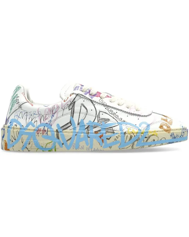 Dsquared2 Rider Sneakers - Weiß Weiß