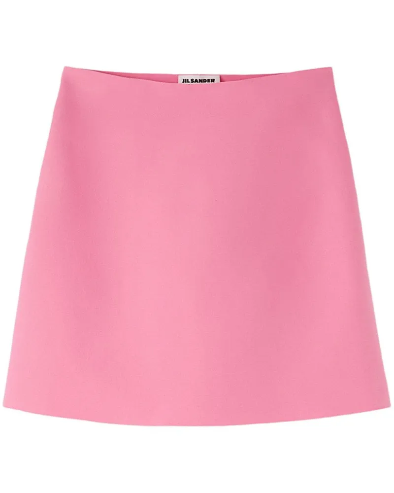 Jil Sander A-Linien-Maxirock mit hohem Bund - Rosa Rosa