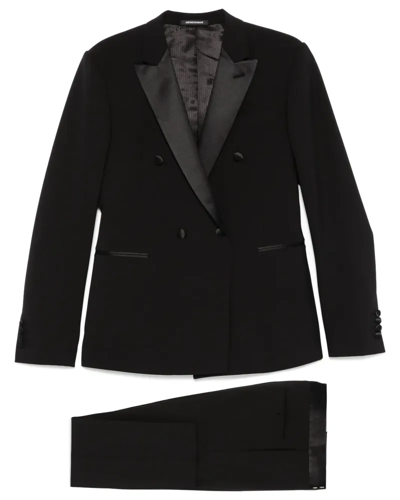 Emporio Armani Eleganter Anzug - Schwarz Schwarz