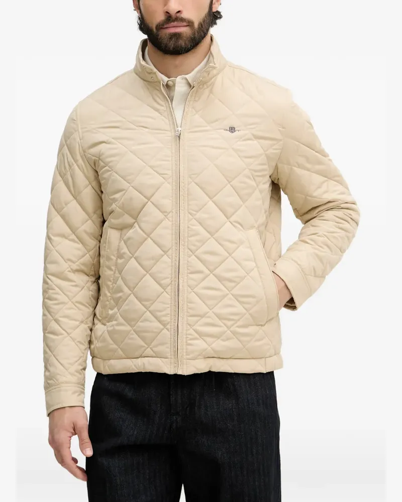 Gant quilted zip-up jacket - Nude Nude