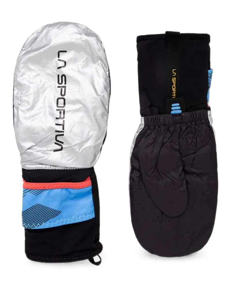 La Sportiva Session Tech logo-print gloves - Grau Grau