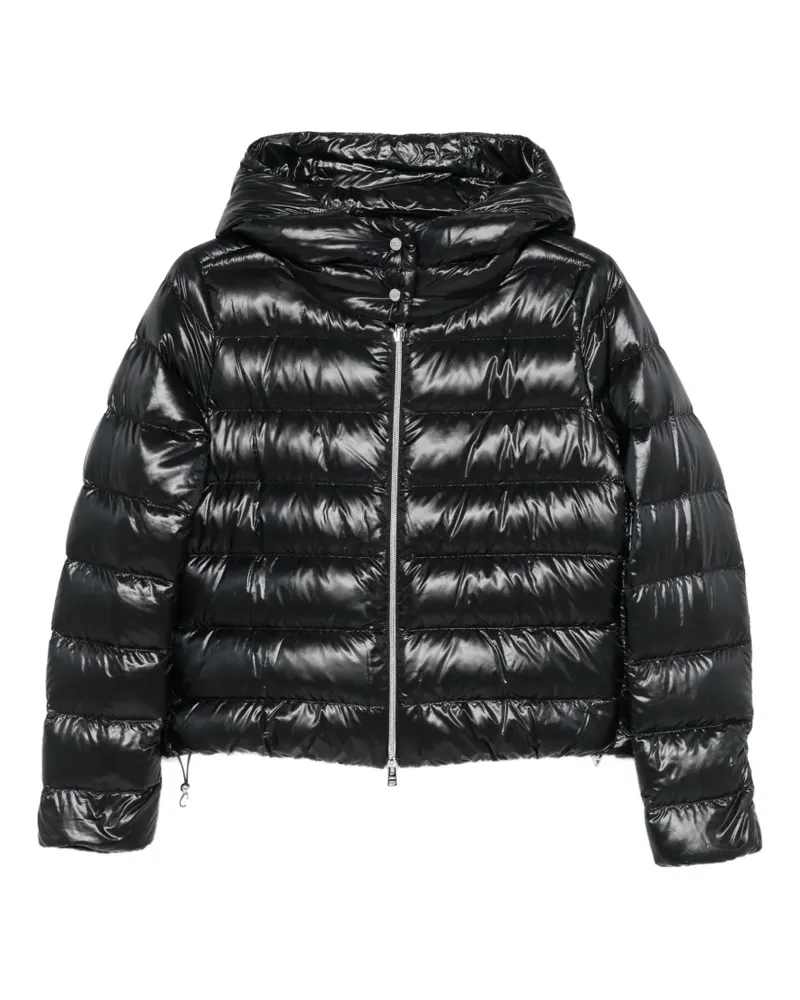 Herno padded hooded coat - Schwarz Schwarz