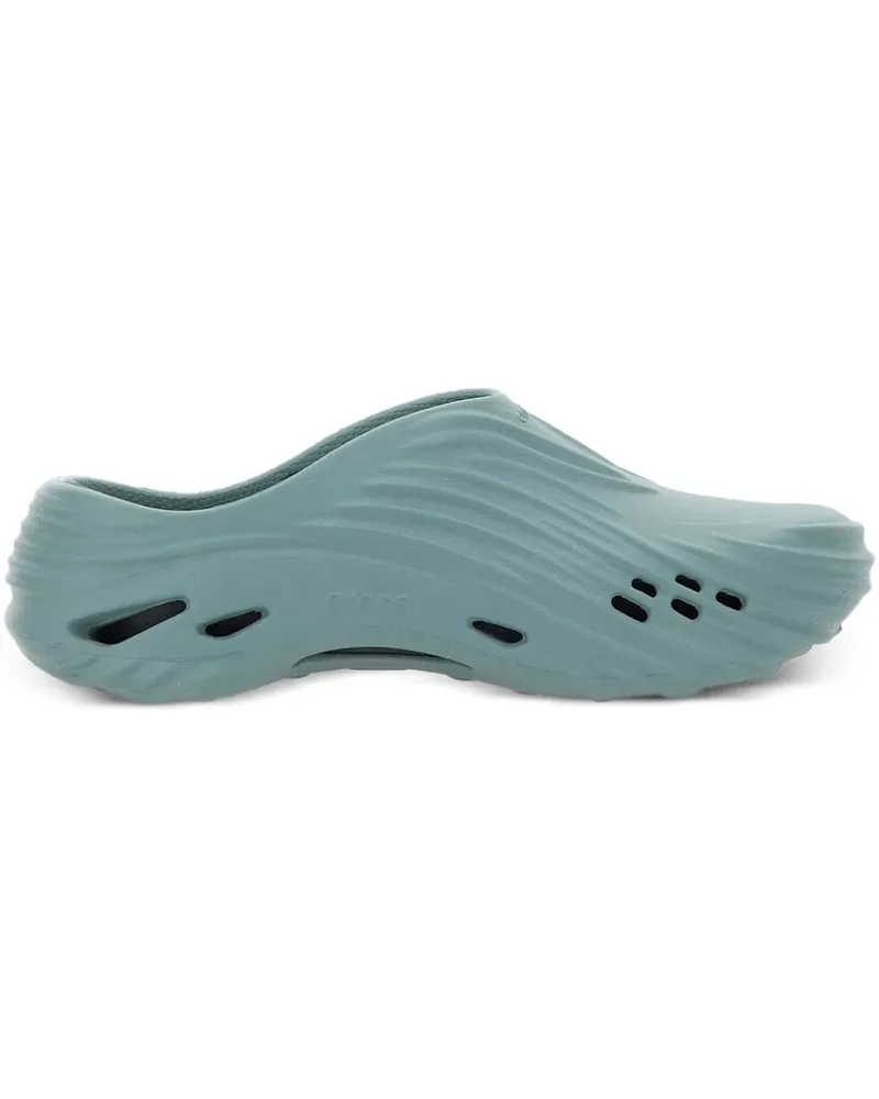 Crocs Perforierte Pantoletten - Blau Blau