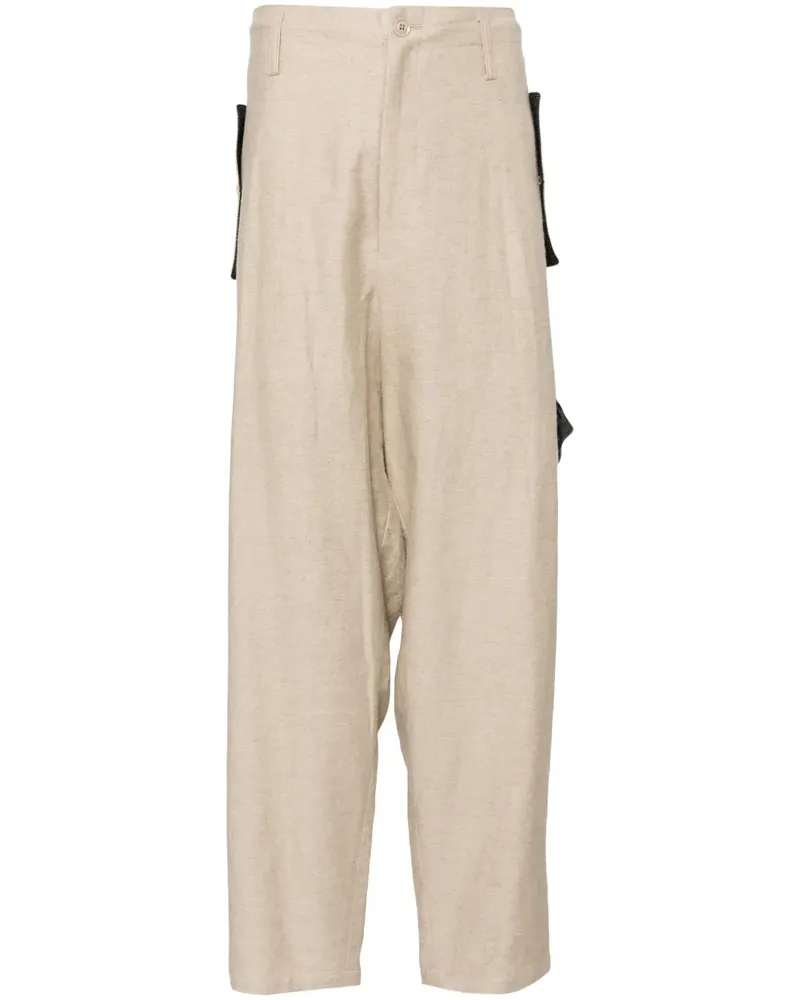 Yohji Yamamoto Hose mit geradem Bein - Nude Nude