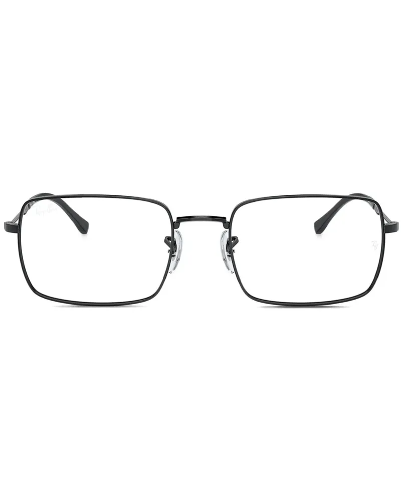 Ray Ban Brille mit eckigem Gestell - Schwarz Schwarz