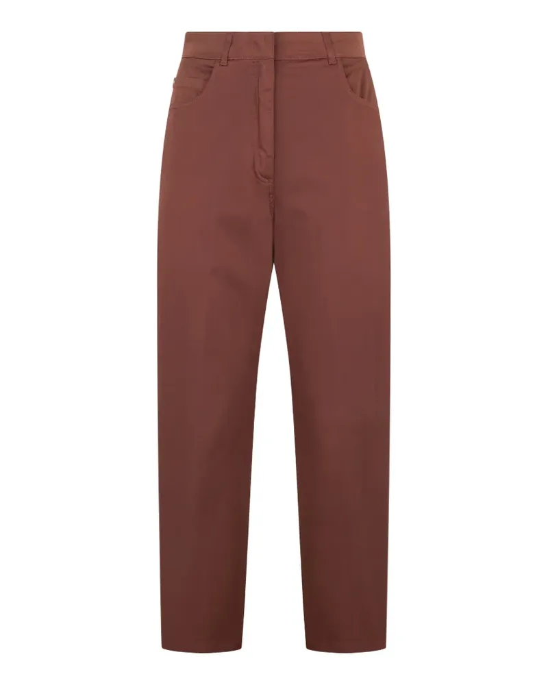 Fabiana Filippi high-waisted five-pockets trousers - Braun Braun