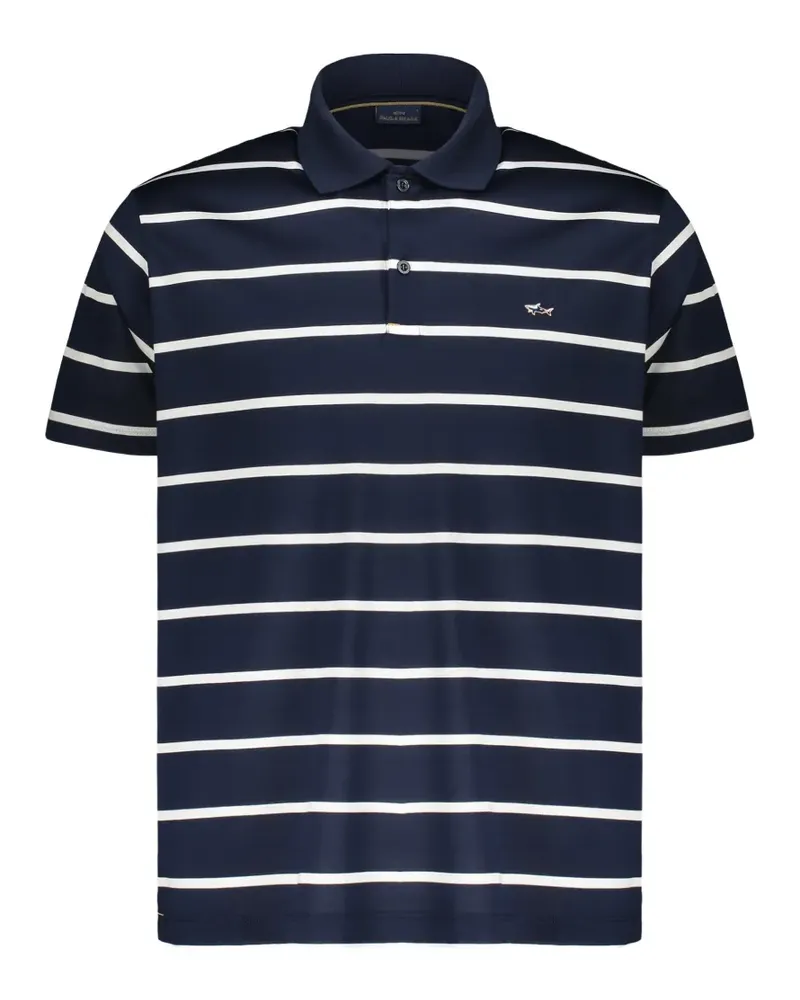 Paul & Shark Gestreiftes Poloshirt - Blau Blau