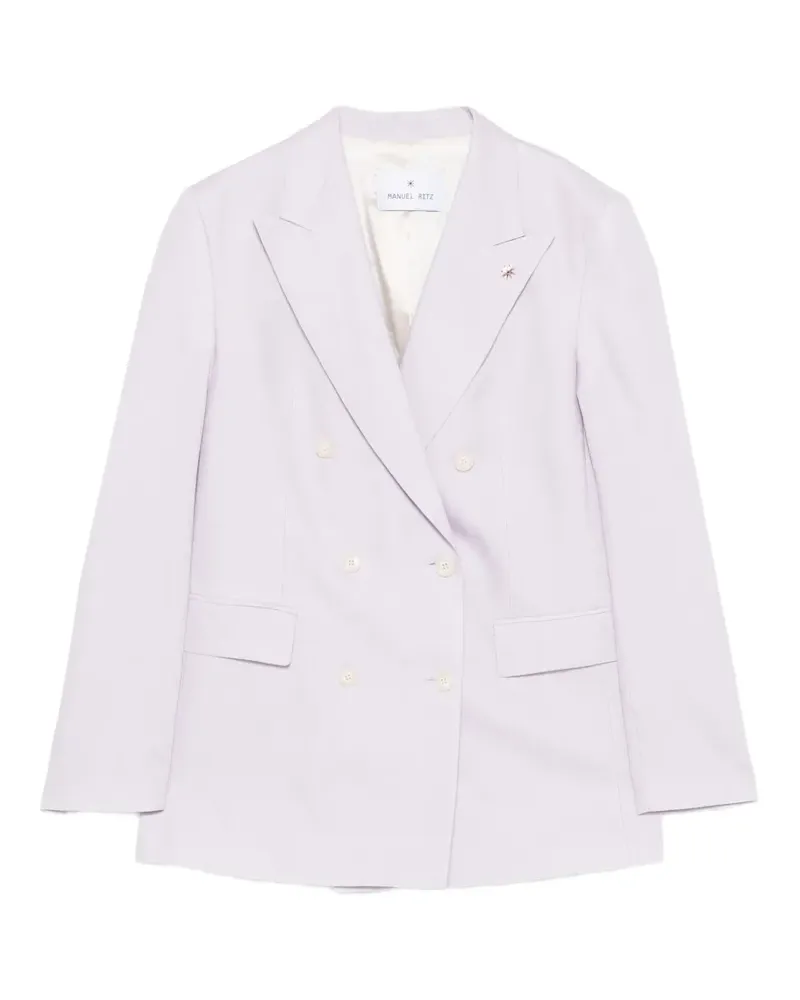 Manuel Ritz double-breasted jacket - Violett Violett