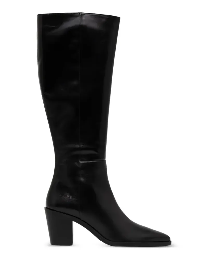 Billi Bi Kniehohe Stiefel mit spitzer Kappe - Schwarz Schwarz